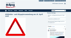 Desktop Screenshot of dpsg-schwerte.de