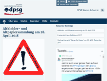 Tablet Screenshot of dpsg-schwerte.de